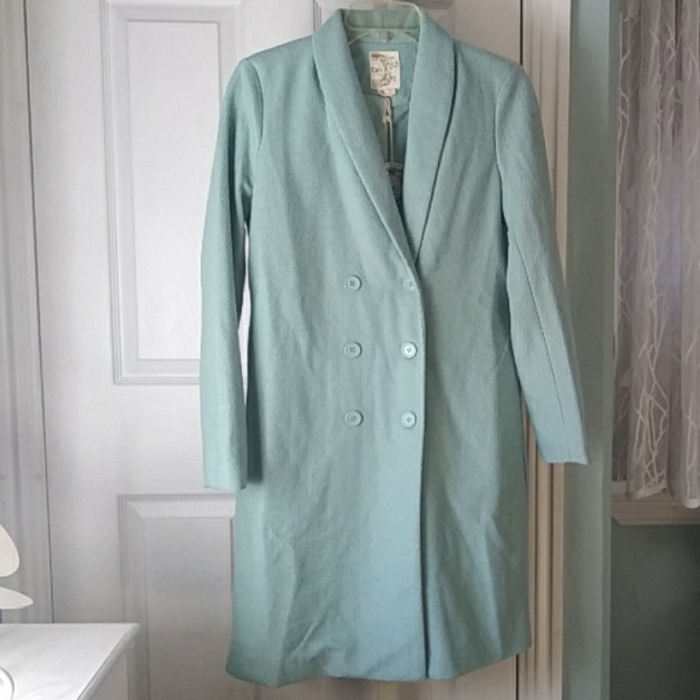NWT Double Breasted Coat by Tulle